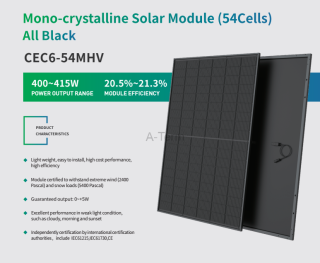 Monokryštalický solárny panel 410Wp